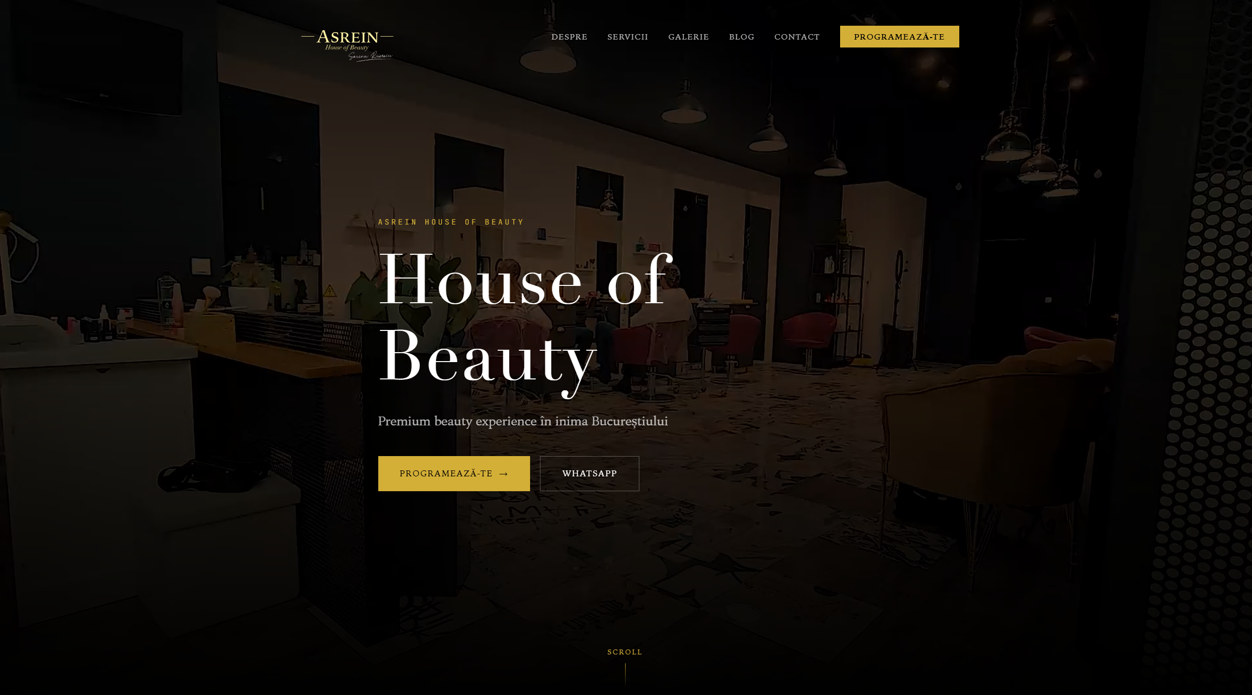 Dezvoltare site pentru salon beauty cu postari automate pe blog