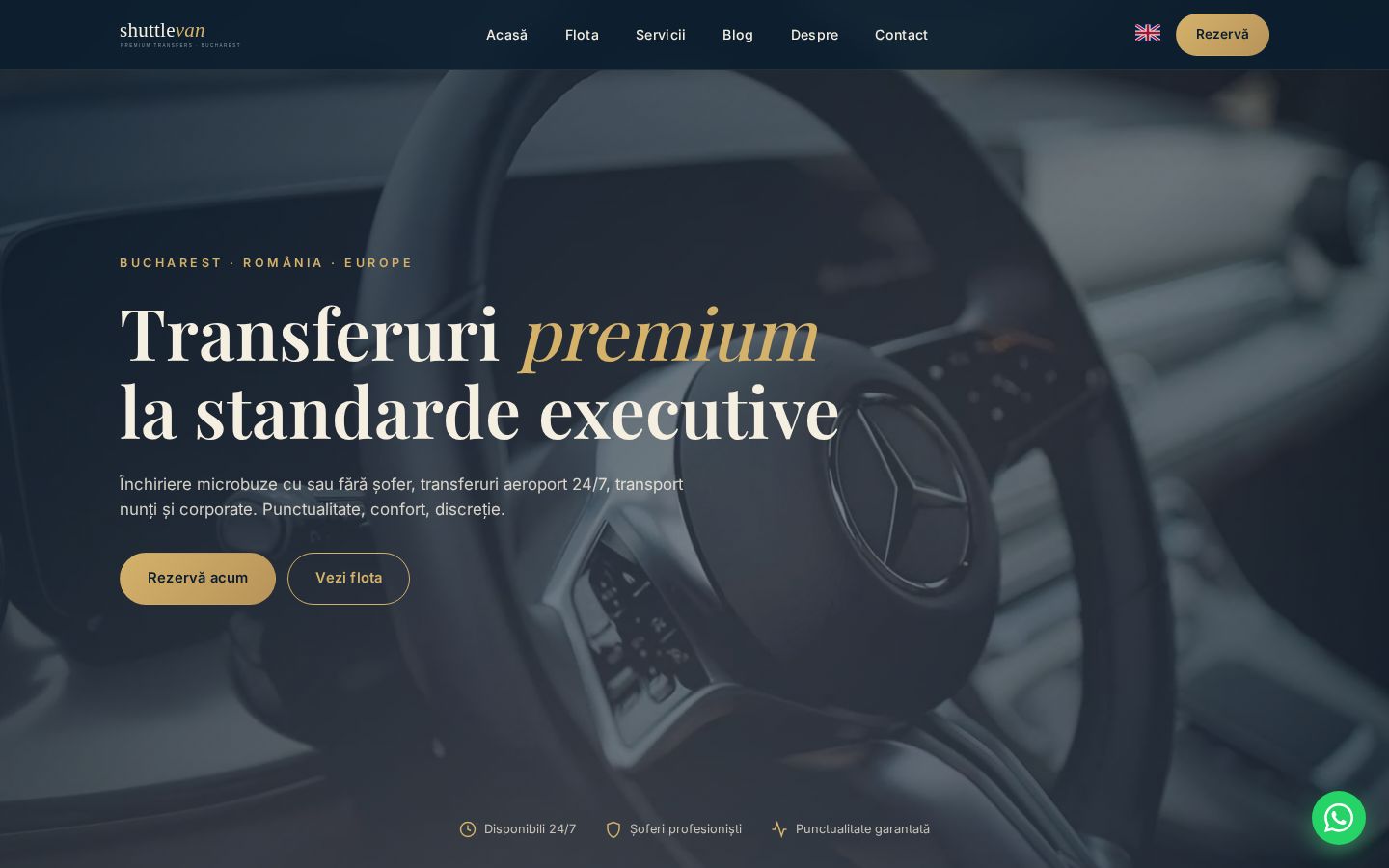 ShuttleVan homepage