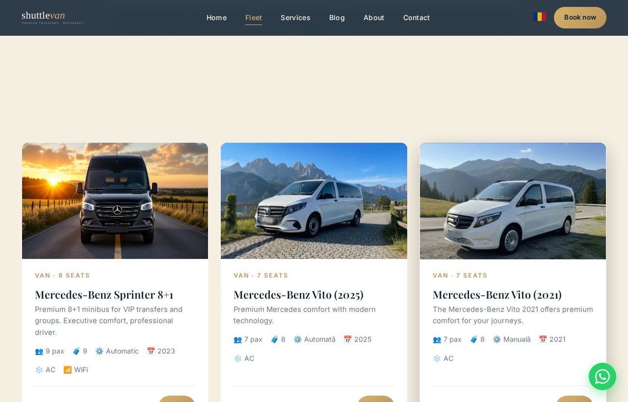 Fleet page