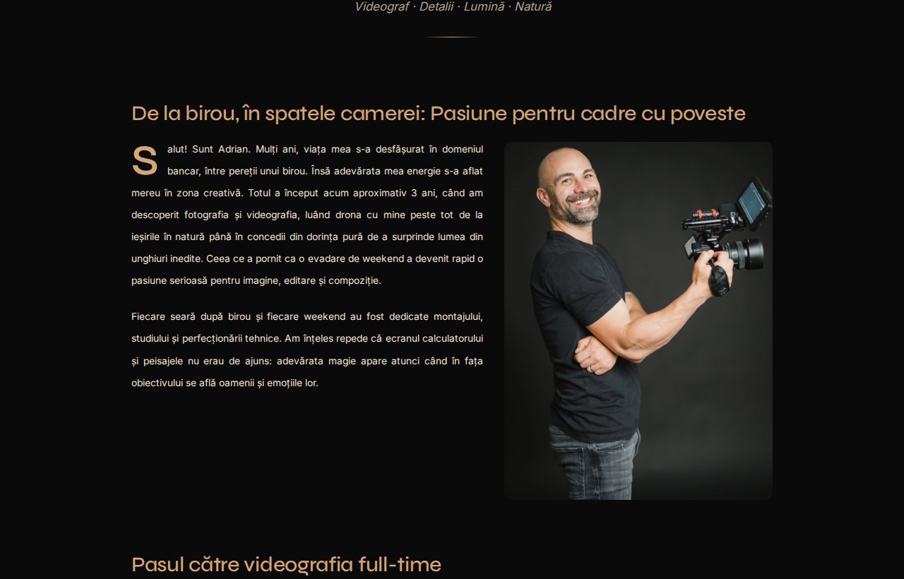 About page