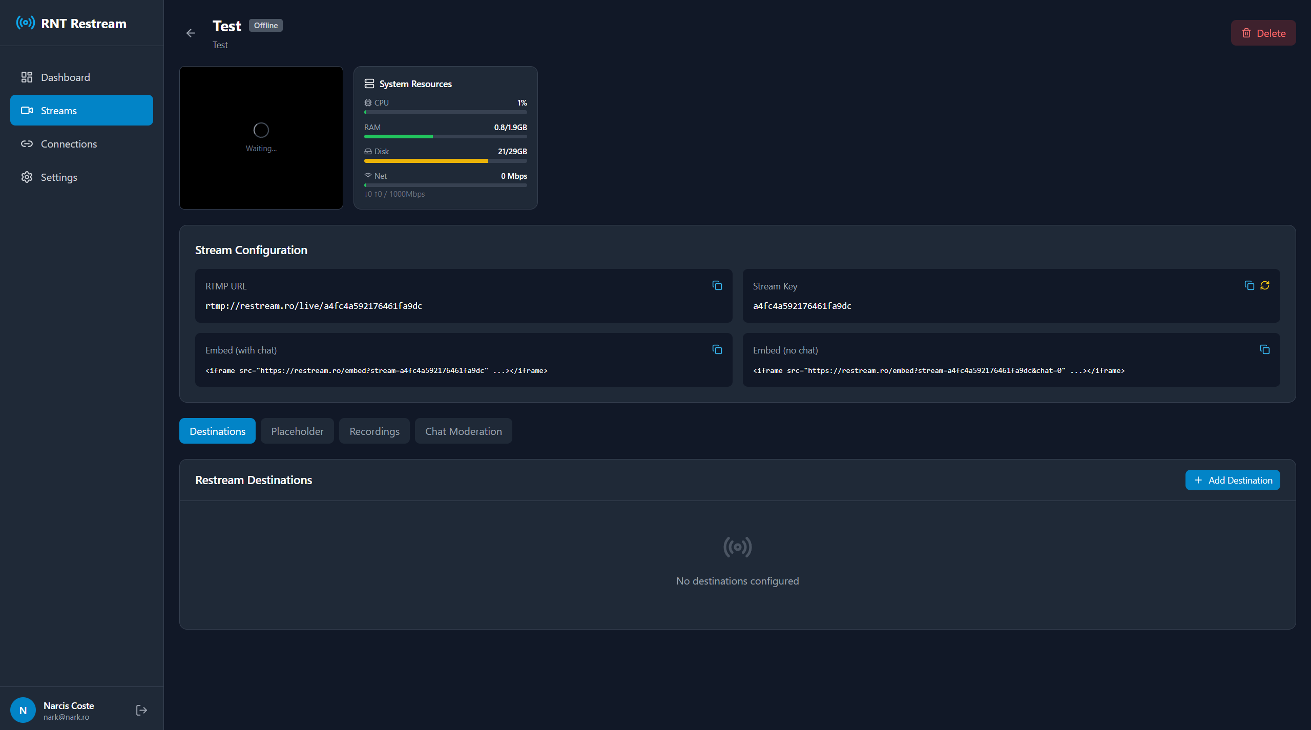 CCIR Livestreaming Platform