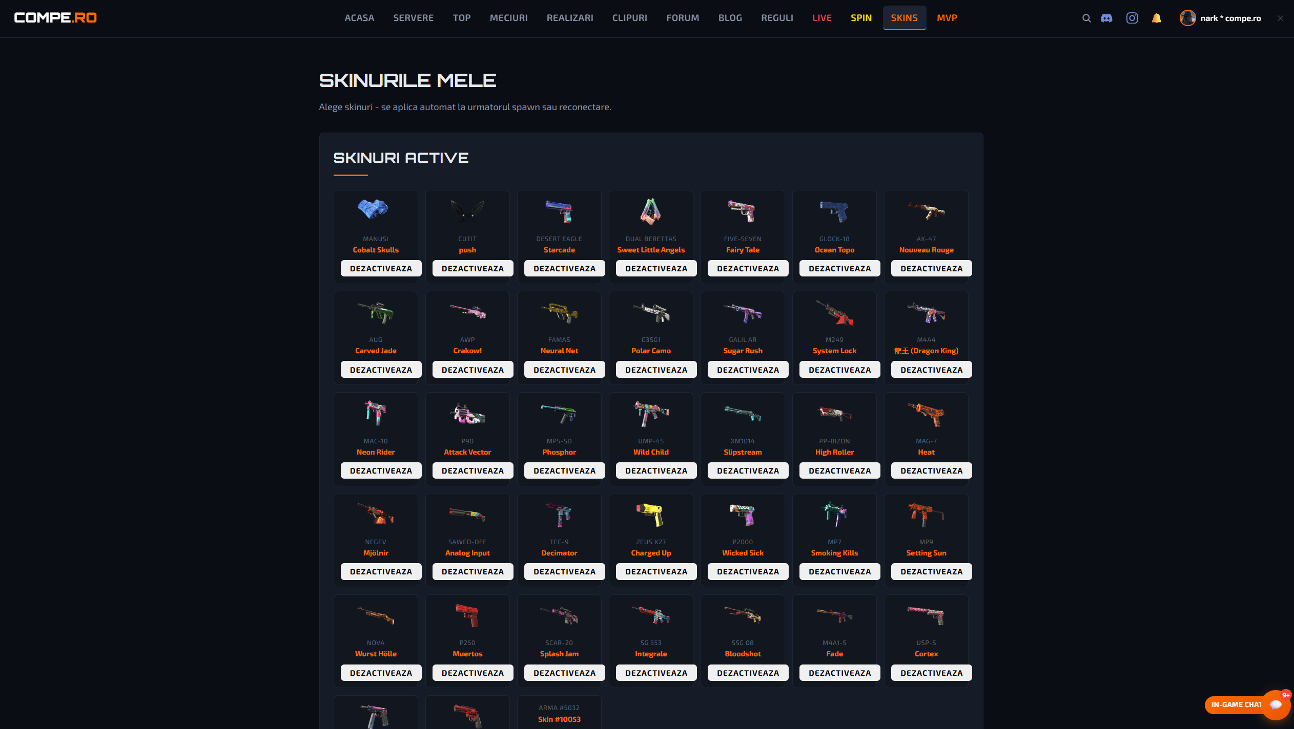 Game Server Counter-Strike Competitive Romania