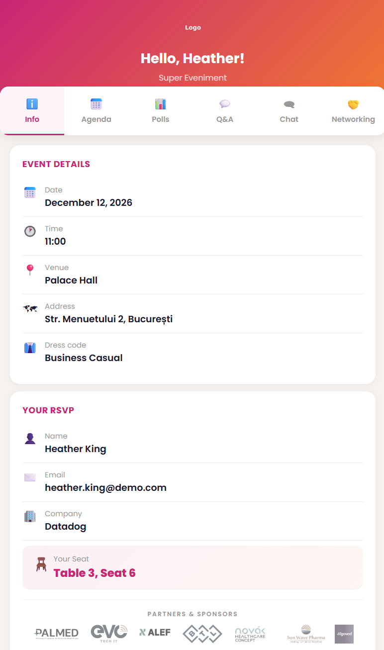 Event RSVP &amp;amp; Guest Management Platform